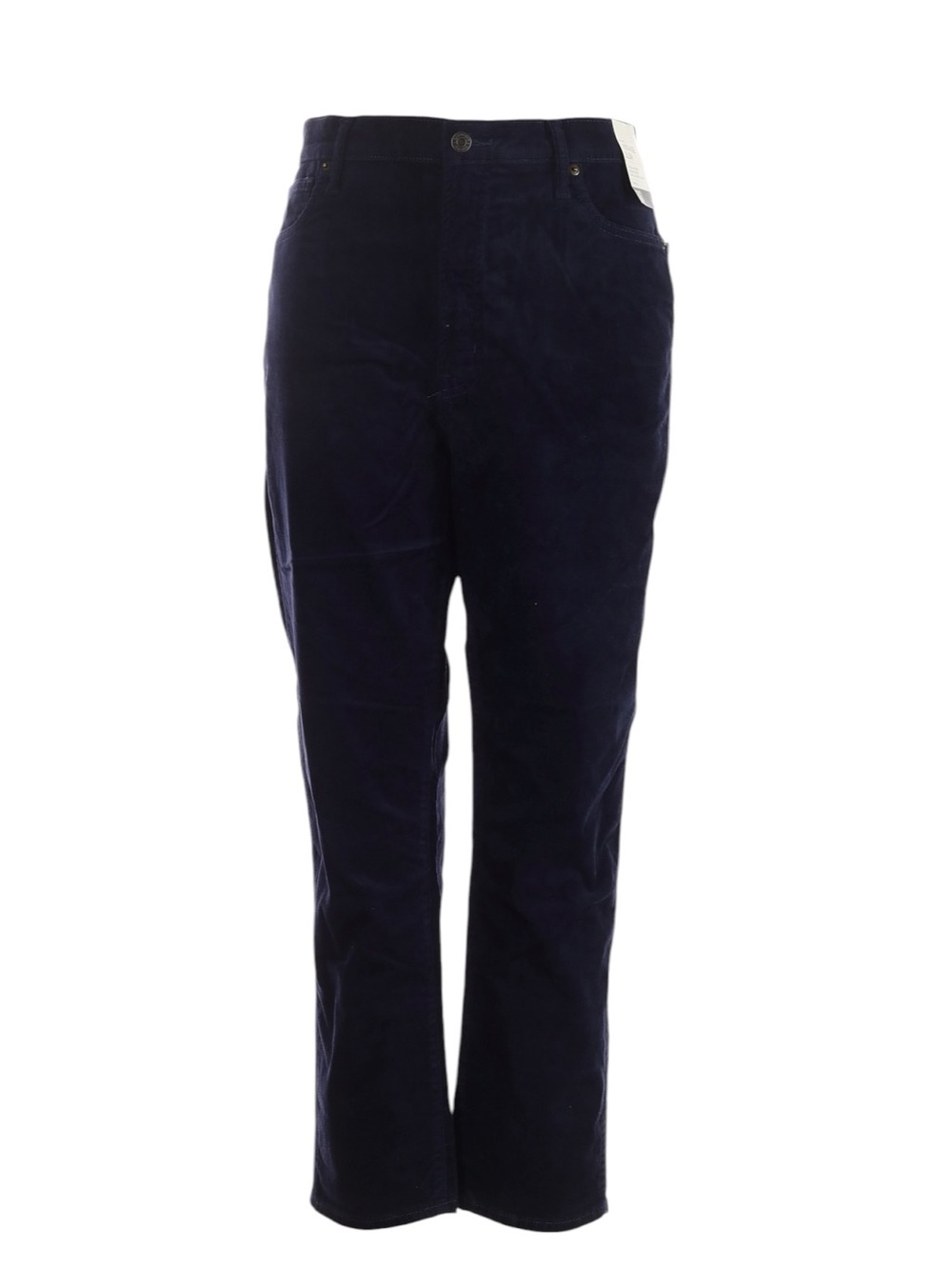 Gap Vintage Slim High Rise Corduroy Pants Size 16 Navy Preppy Teacher Office NWT
